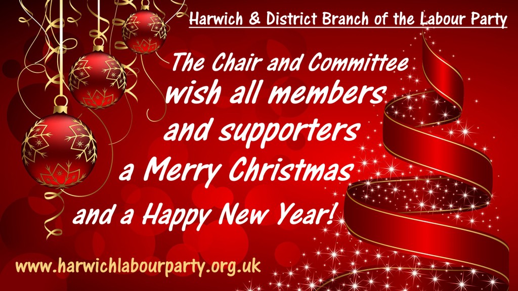 Harwich & District Branch of the Labour Party - Christmas
